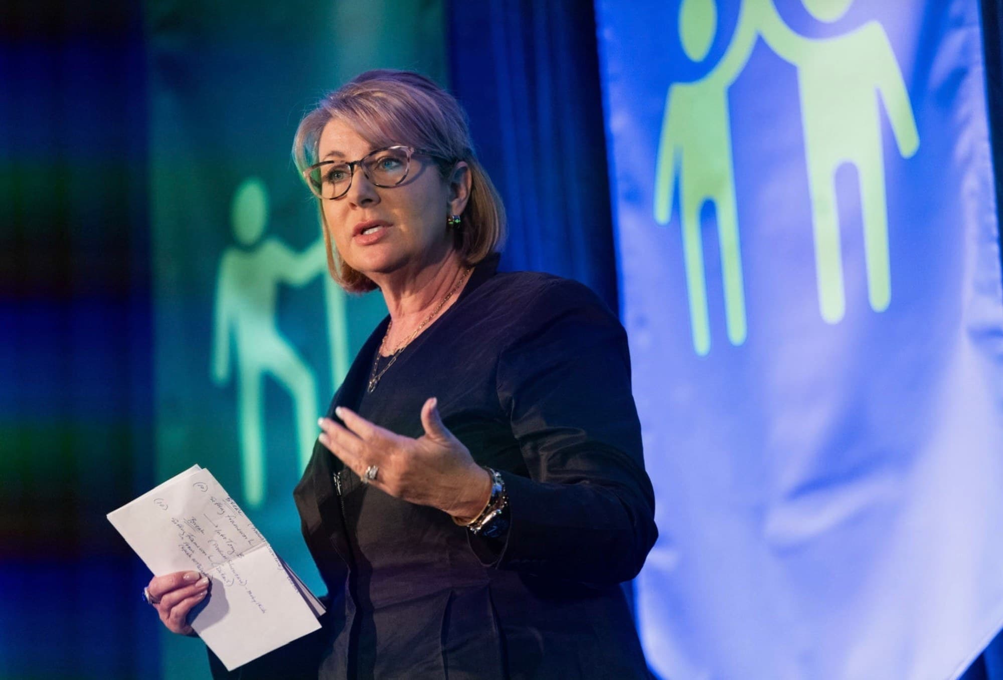 Wendy Davidson delivering a keynote
